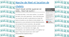 Desktop Screenshot of marche-de-noel.fr