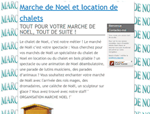 Tablet Screenshot of marche-de-noel.fr